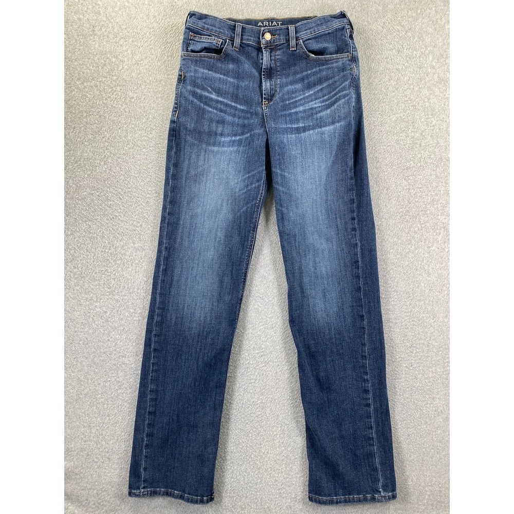 Ariat Denim Womens 31L Ultra High Rise Relaxed Straight Leg Western Jeans 30x34